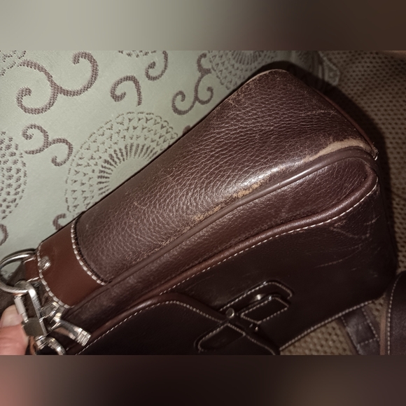 Daks London leather messenger bag with monogram strap - Picture 3 of 7